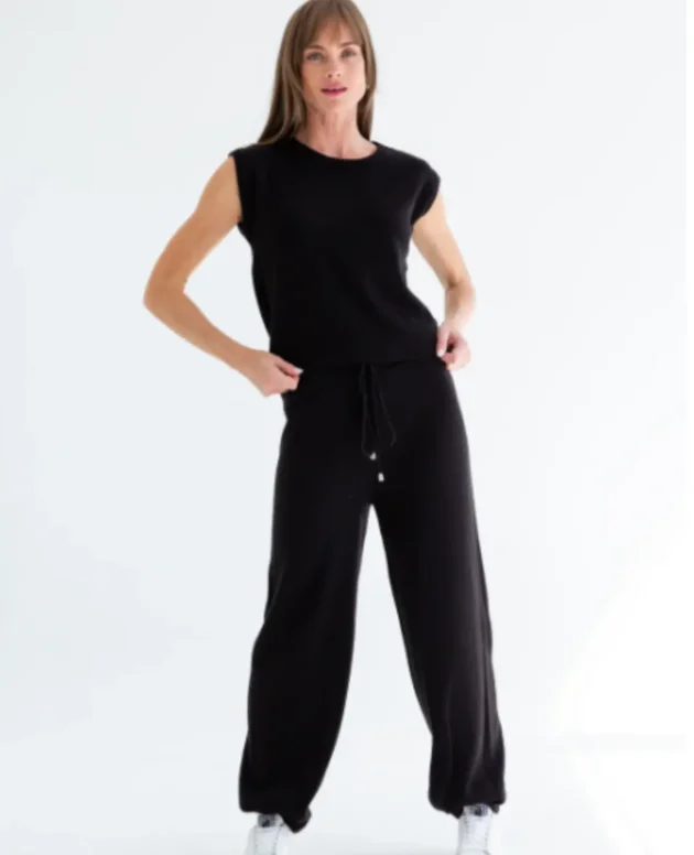 Ava Track Pants Black