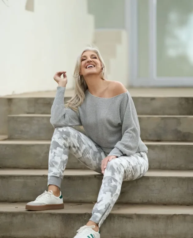 Bon Bon Camo Print Cargo