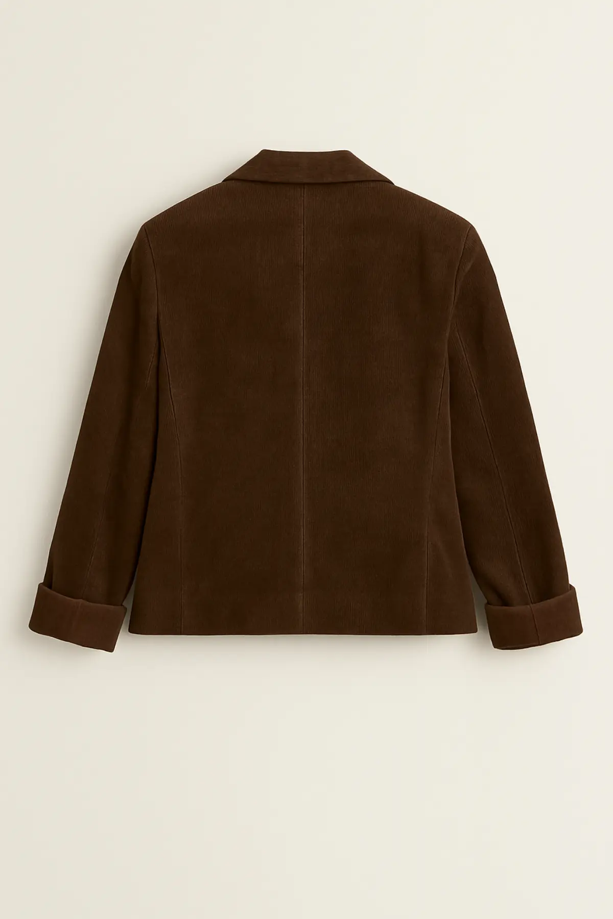 Corduroy Brown Lined Blazer - Image 2