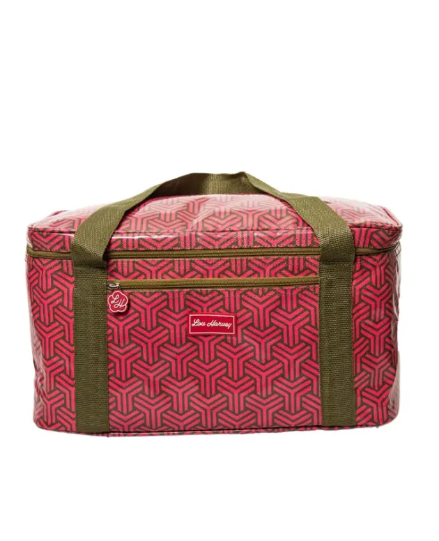 Front Olive Coral Family Cooler