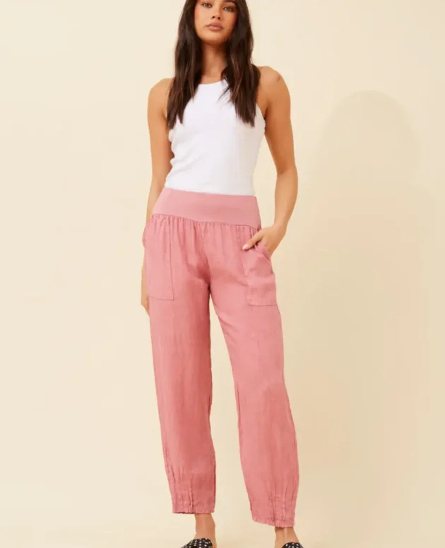 Stella Morgan Linen Cargo