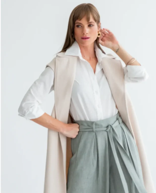 Serafina Coat Ivory