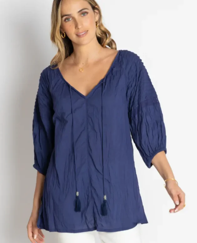 LulaLife Celeste Top Navy