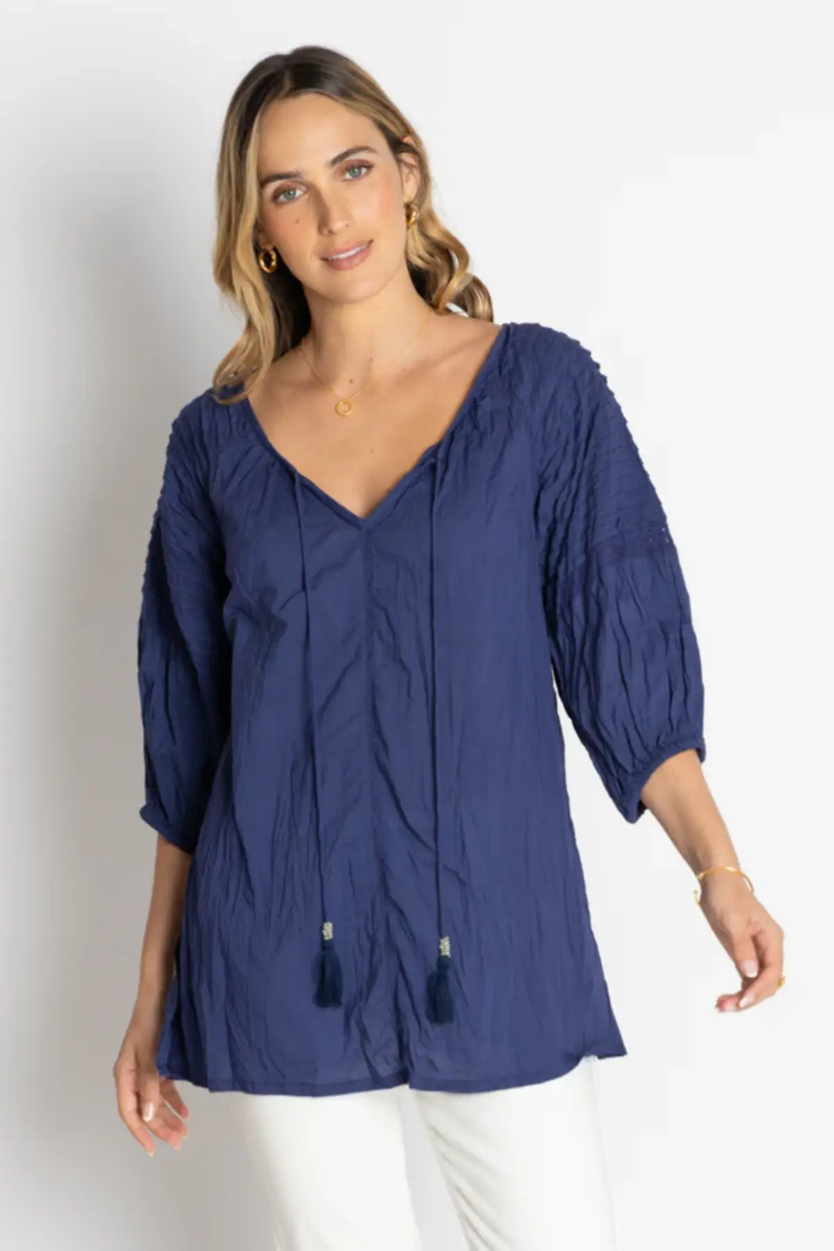 LulaLife Celeste Top Navy