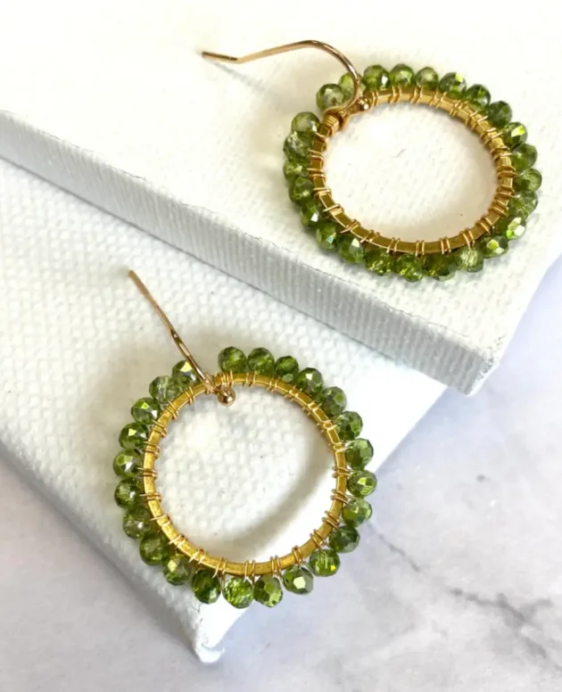 Aurora Huggies in Acid Green (Gold)