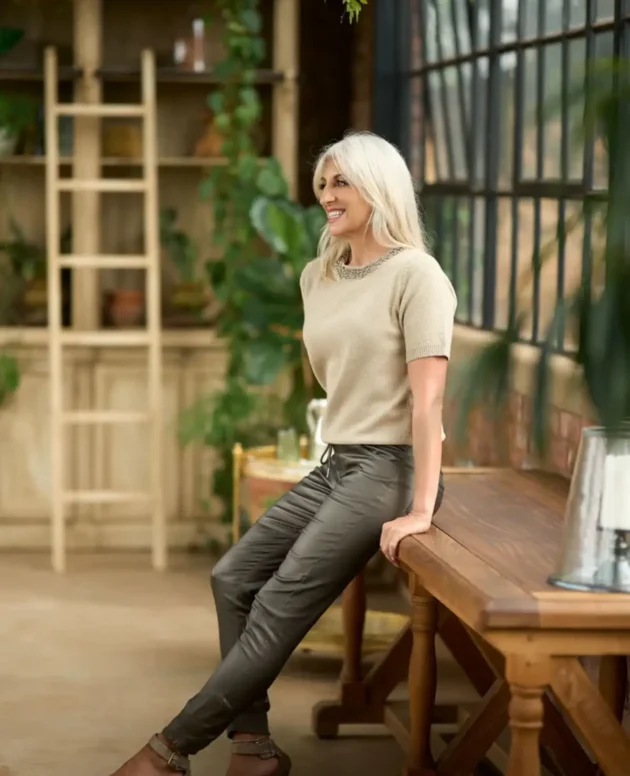 Bon Bon Leather Jogger