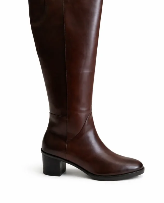 Hush Puppies Sloane Brown Two Tone Cow