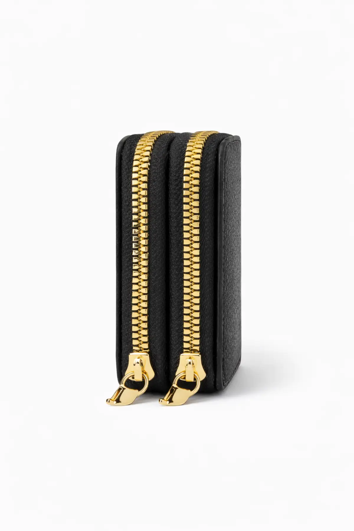 Zip Closure Purse – Black - Image 2