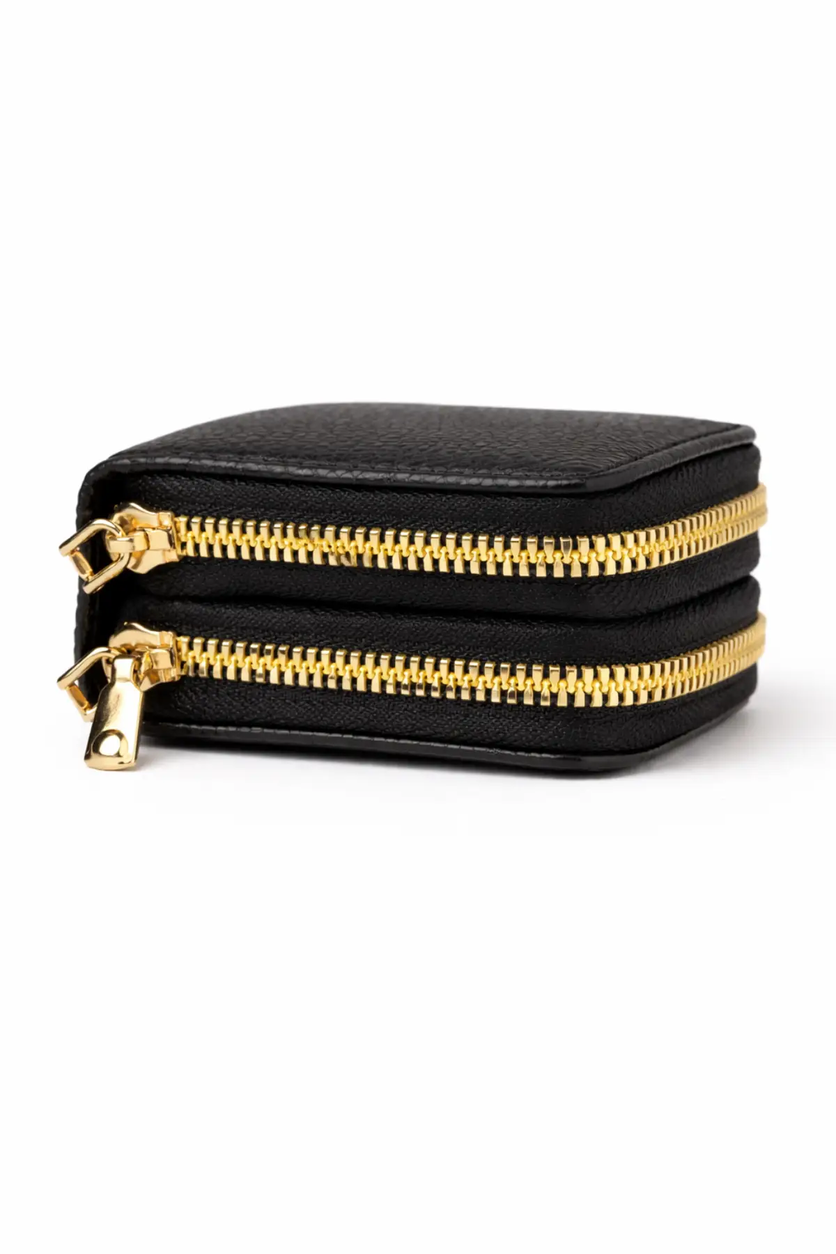 Zip Closure Purse – Black - Image 3