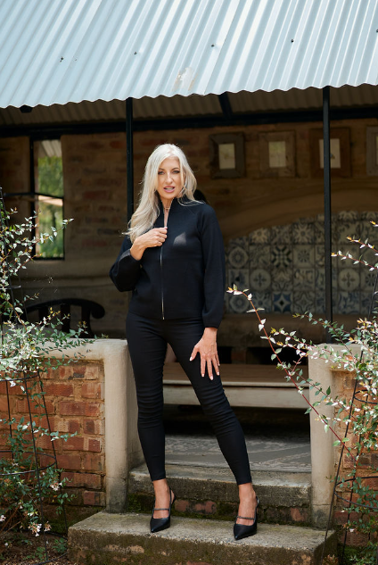 Bon Bon Zip Cardigan - Black - Image 2