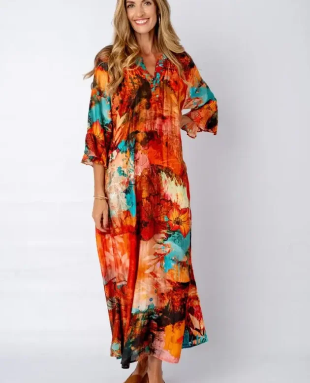 Jubilee Dress in Pimento