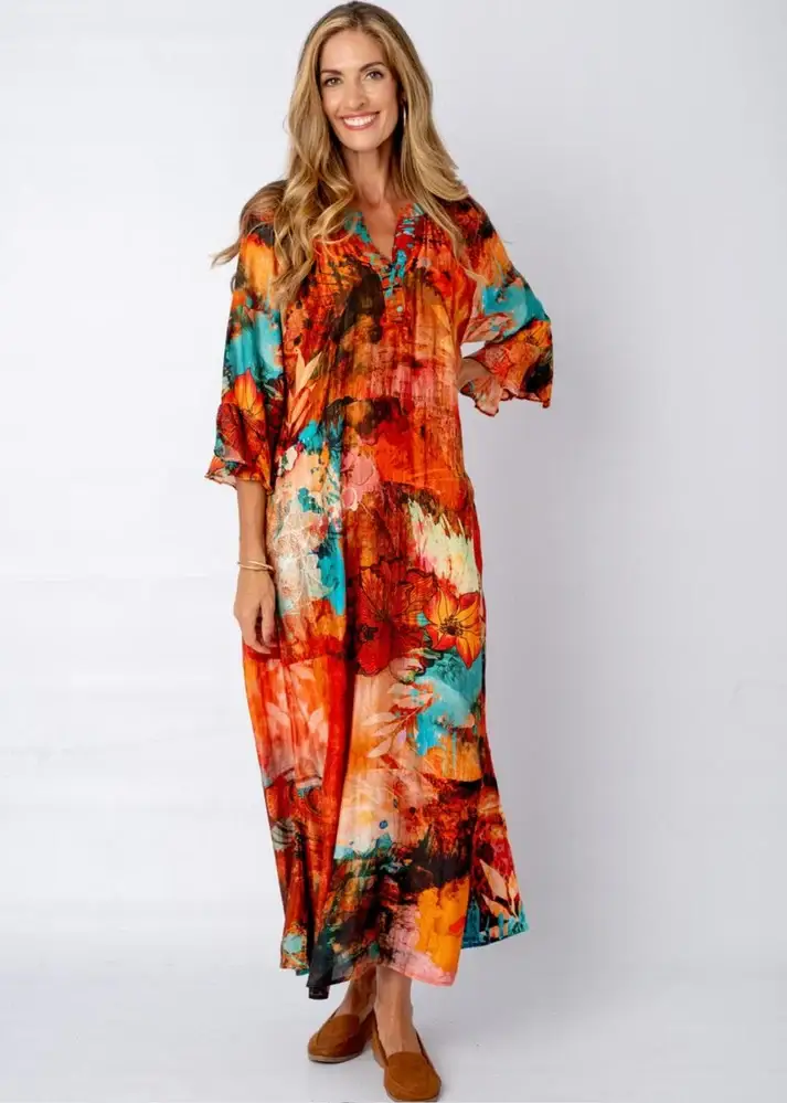 Jubilee Dress in Pimento
